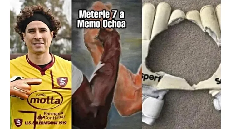 Los memes no perdonaron a Guillermo Ochoa tras recibir ocho goles en Europa