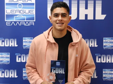 Luis Palma recibe otro premio en el futbol de Grecia