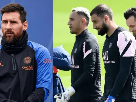Lionel Messi humilló a arquero del PSG en el último entrenamiento (VIDEO)