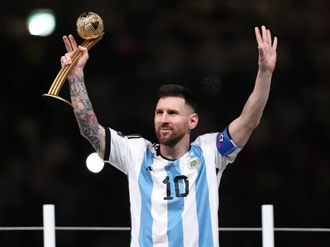 Lionel Messi con la camiseta de un equipo de Concacaf que sorprendió a todos