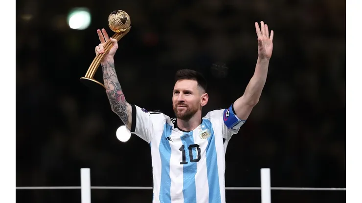 Lionel Messi con la camiseta de un equipo de Concacaf que sorprendió a todos