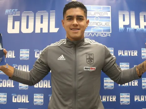 Luis Palma arrasó con los premios individuales en la Superliga de Grecia