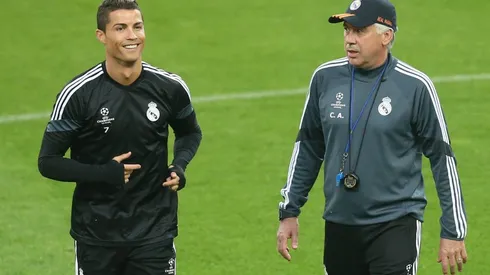 Ancelotti se refirió a la llegada de Cristiano Ronaldo
