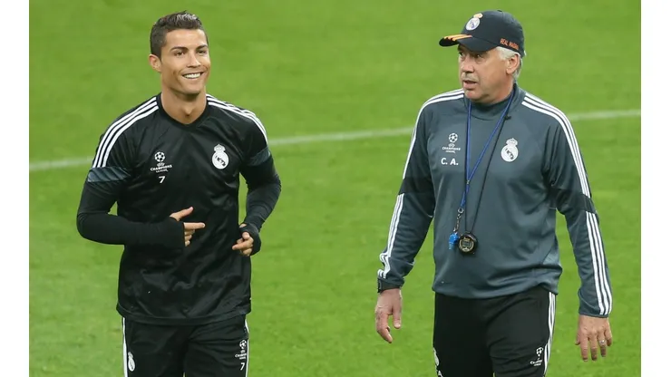 Ancelotti se refirió a la llegada de Cristiano Ronaldo