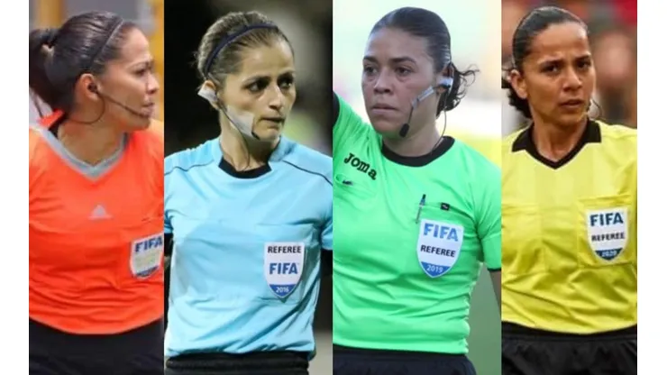 Las árbitras centroamericanas que estarán en el Mundial.