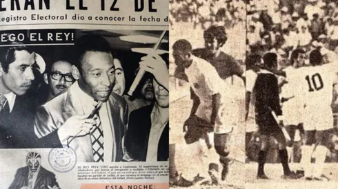 Pelé visitó Guatemala tres veces