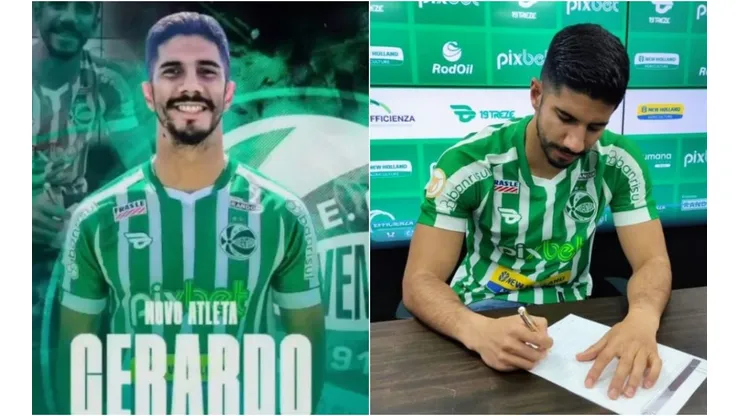 Gerardo Gordillo inició su aventura en el futbol de Brasil