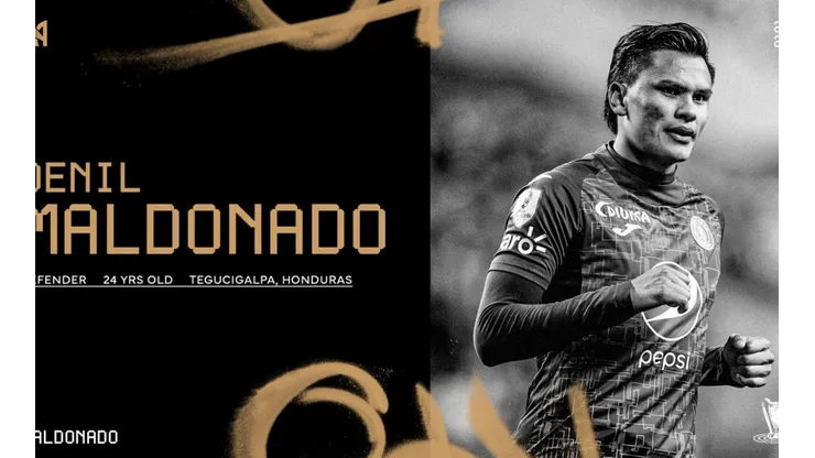 LAFC da la bienvenida al hondureño Denil Maldonado