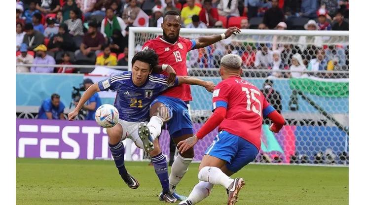 Imagen del duelo entre Costa Rica y Japón durante el Mundial de Qatar (Fedefut CRC)