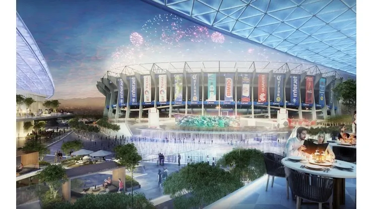 Así lucirá el remozado Estadio Azteca en México para Mundial de 2026.