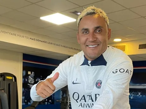 Keylor Navas volvió a los entrenamientos del PSG