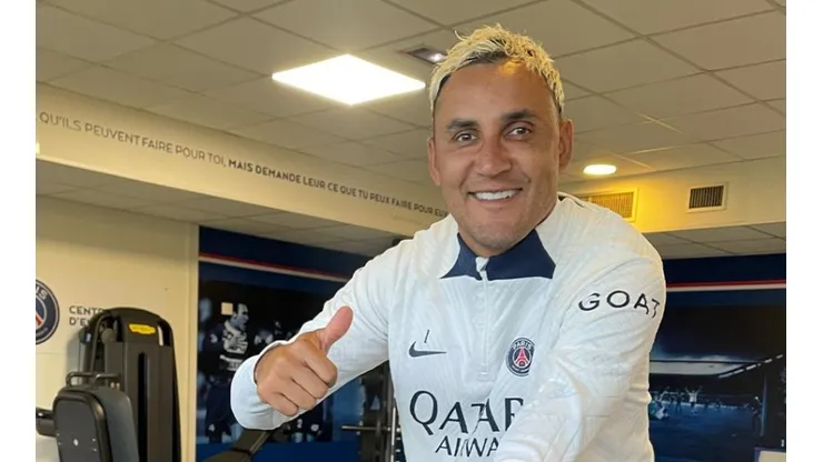Keylor Navas volvió a los entrenamientos del PSG.