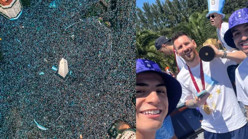 EN VIVO | La carava de la Selección Argentina recorre distintos puntos de una Buenos Aires a puro festejo.