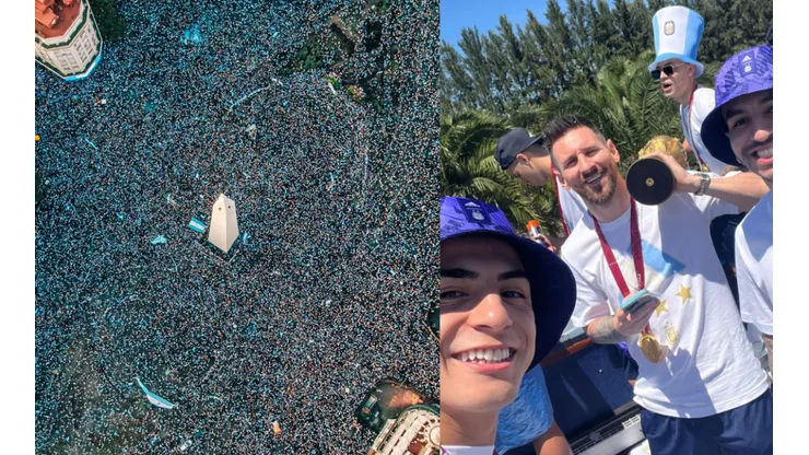 EN VIVO | La carava de la Selección Argentina recorre distintos puntos de una Buenos Aires a puro festejo.