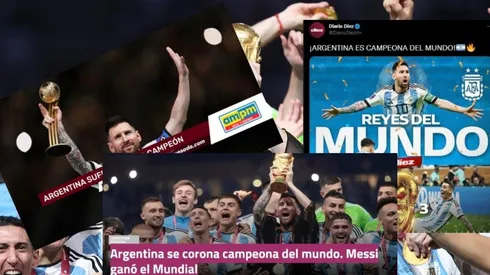 La reacción de las portadas en Centroamérica tras el título Mundial de Argentina