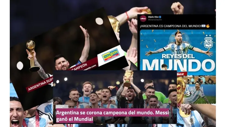 La reacción de las portadas en Centroamérica tras el título Mundial de Argentina