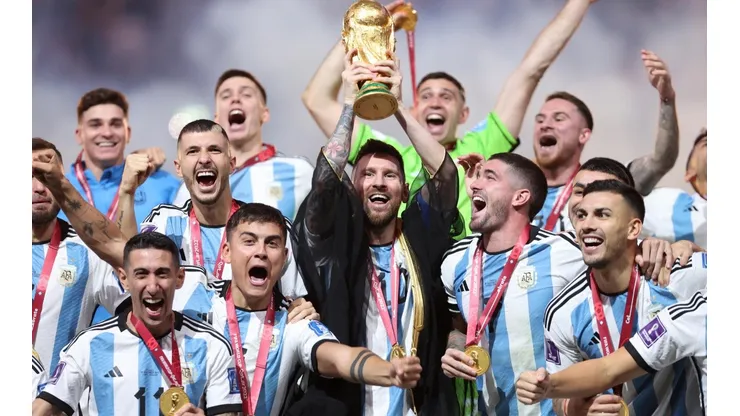 Tras la tanda de penales que quedó 4-2, la albiceleste se coronó campeona del Mundo.