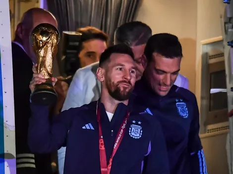 Selección de Argentina llegó a Buenos Aires para una jornada histórica de festejos