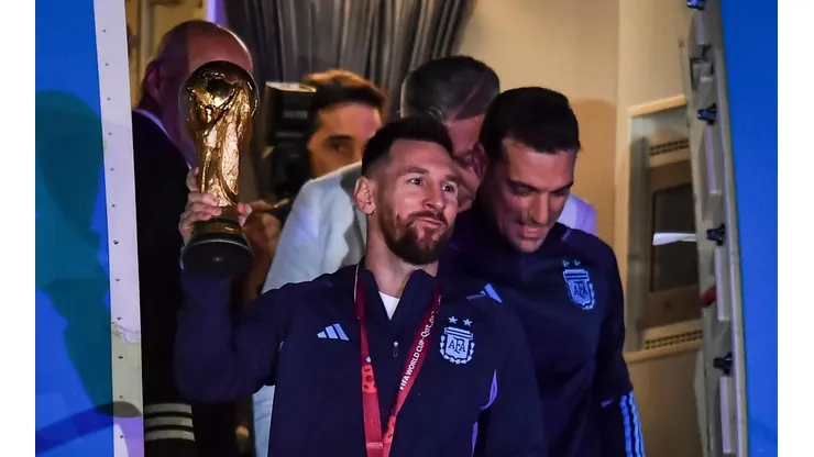 Selección de Argentina llegó a Buenos Aires para una jornada histórica de festejos