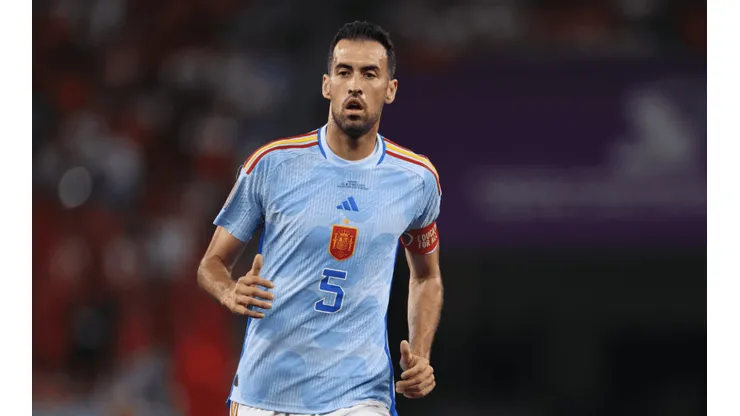 Sergio Busquets auncia su retiro de la Selección de España tras Qatar 2022.