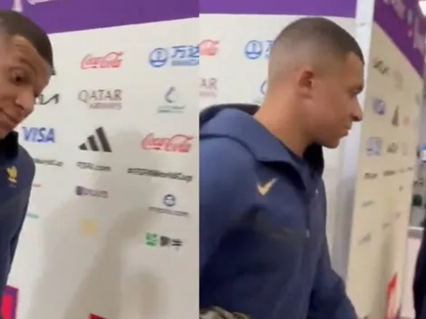 La reacción de Mbappé cuando le preguntaron por Messi [VIDEO]