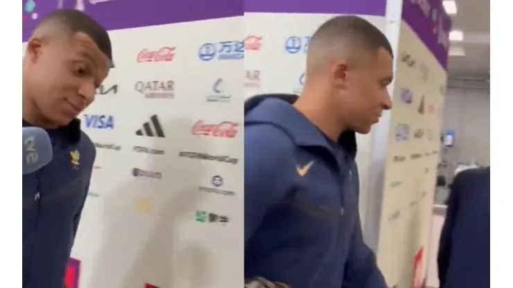 La reacción de Mbappé cuando le preguntaron por Messi [VIDEO]