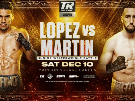 Teófimo López vs. Sandor Martin: cómo ver la pelea en Centroamérica