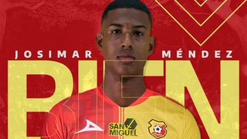 Josimar Méndez es el nuevo delantero de Herediano (CSH)