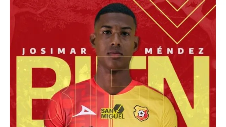 Josimar Méndez es el nuevo delantero de Herediano (CSH)