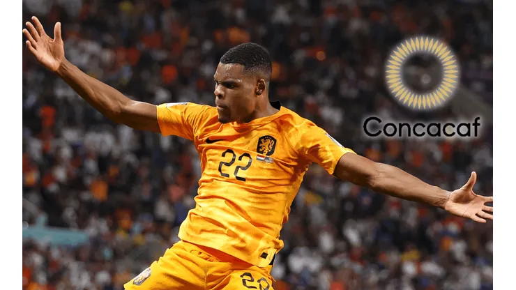 Qatar 2022: Denzel Dumfries, la estrella que debutó en Concacaf y rompió un record en la historia de los Mundiales.
