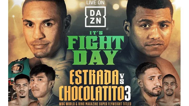 ¿Cómo ver EN VIVO la pelea de "Gallo" Estrada vs. "Chocolatito" González 3?