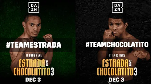 ¿A qué hora es la pelea del "Gallo" Estrada vs. "Chocolatito" González 3?