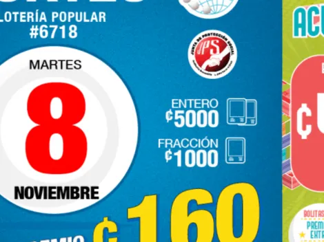 ◉ Chances de Costa Rica de HOY: sorteo, resultados y números ganadores del martes 6 de diciembre | Lotería Costa Rica Premio Mayor ¢160 millones