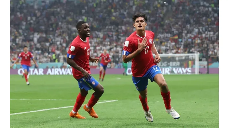 Yeltsin Tejeda, anotador del primer tanto costarricense (Getty)