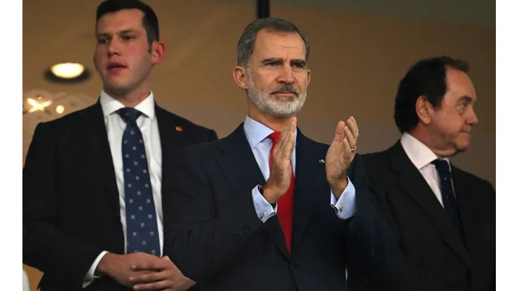 El Rey de España, Felipe VI estuvo invitado al juego entre España y Costa Rica este miércoles en Qatar (Getty)