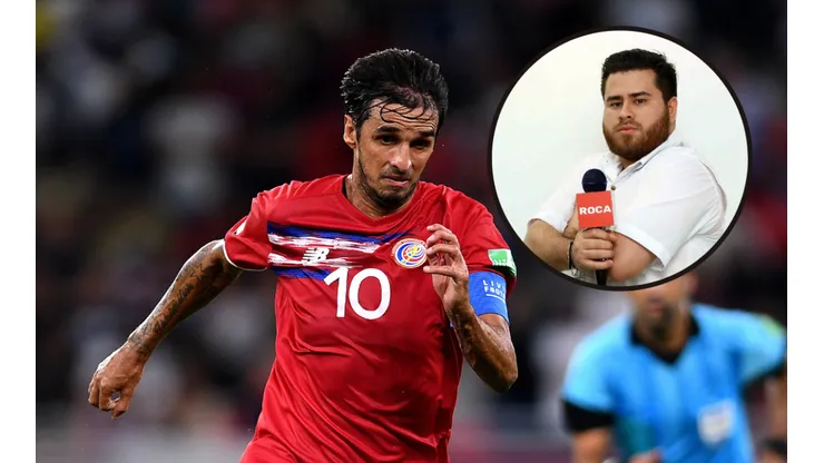 Bryan Ruiz fue criticado por el periodista hondureño Gustavo Roca