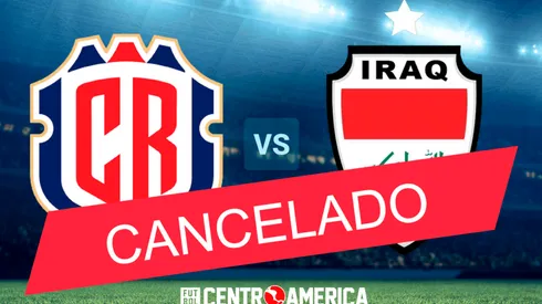 Amistoso entre Costa Rica e Irak quedó cancelado.