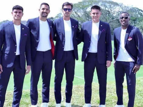 Keylor Navas faltó en histórica foto mundialista de leyendas ticas