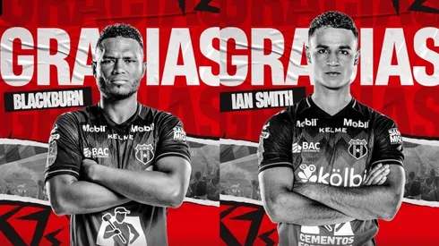 Alajuelense anunció las salidas de Blackburn y Smith (LDA)