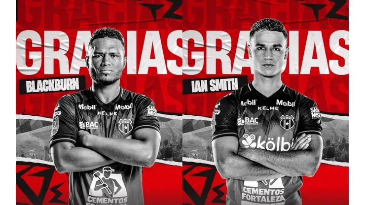 Alajuelense anunció las salidas de Blackburn y Smith (LDA)