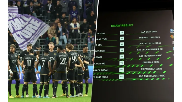 Anderlecht ya conoce a su rival de Conference League