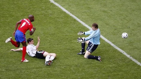 Paulo César Wanchope anotó ante Alemania por partida doble en 2006 (Getty)