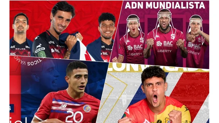 Los clubes que le han aportado jugadores a Costa Rica para Mundiales.