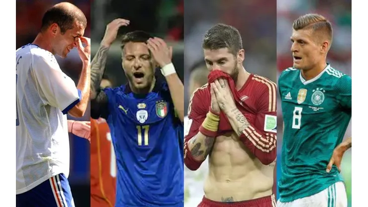 La "maldición del campeón” en Copas del Mundo.