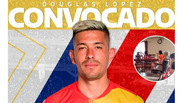 La emotiva reacción de la familia de Douglas López tras conocer su convocatoria al Mundial