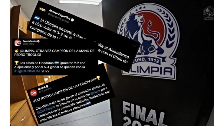 La reacción de los medios internacionales tras el título de Olimpia en Liga Concacaf
