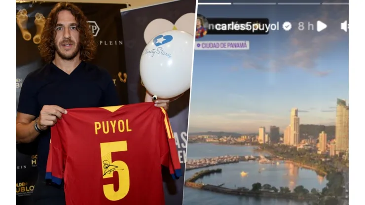 Carles Puyol se da un paseo por Panamá