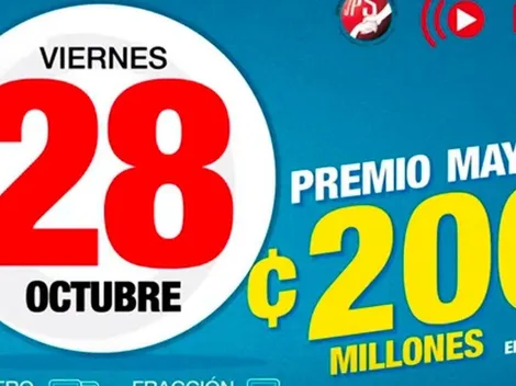 ◉ Chances de Costa Rica: números ganadores del martes 1ro de noviembre