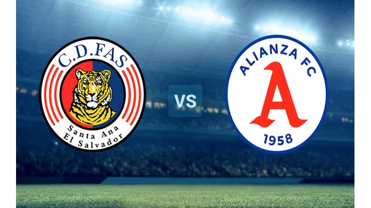 FAS vs Alianza: horario, canal de TV y streaming para ver EN VIVO la fecha 10 del Apertura de El Salvador.