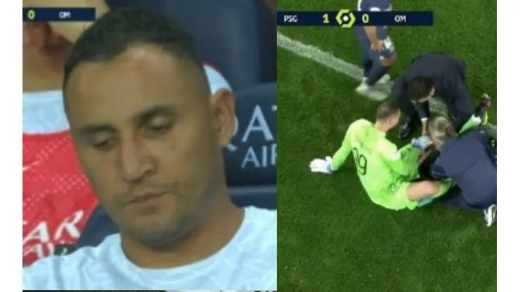 Keylor Navas estuvo cerca de jugar pero Galtier decidió mantener a Donnarumma